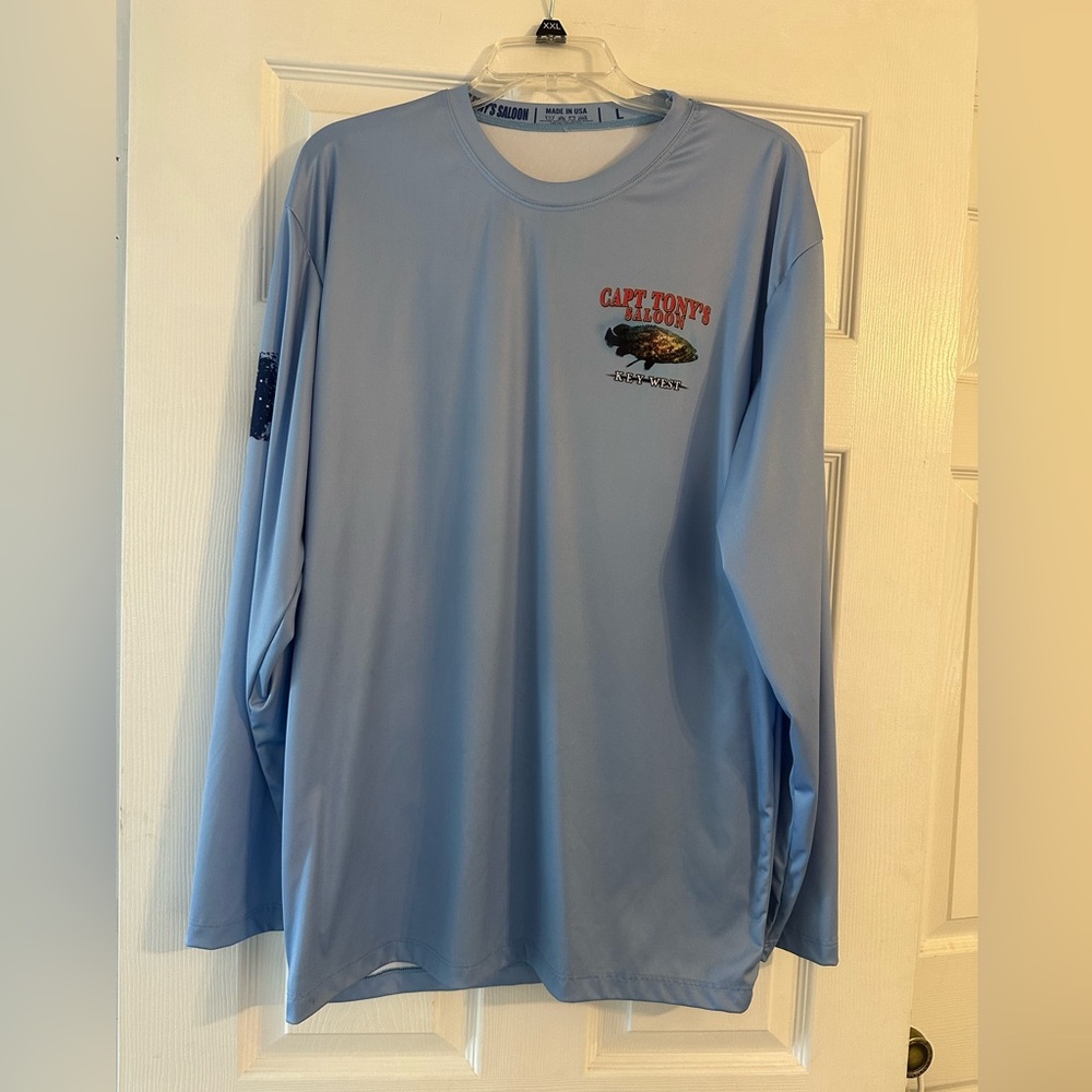 Captain Tony’s Saloon Blue Long Sleeve Tee